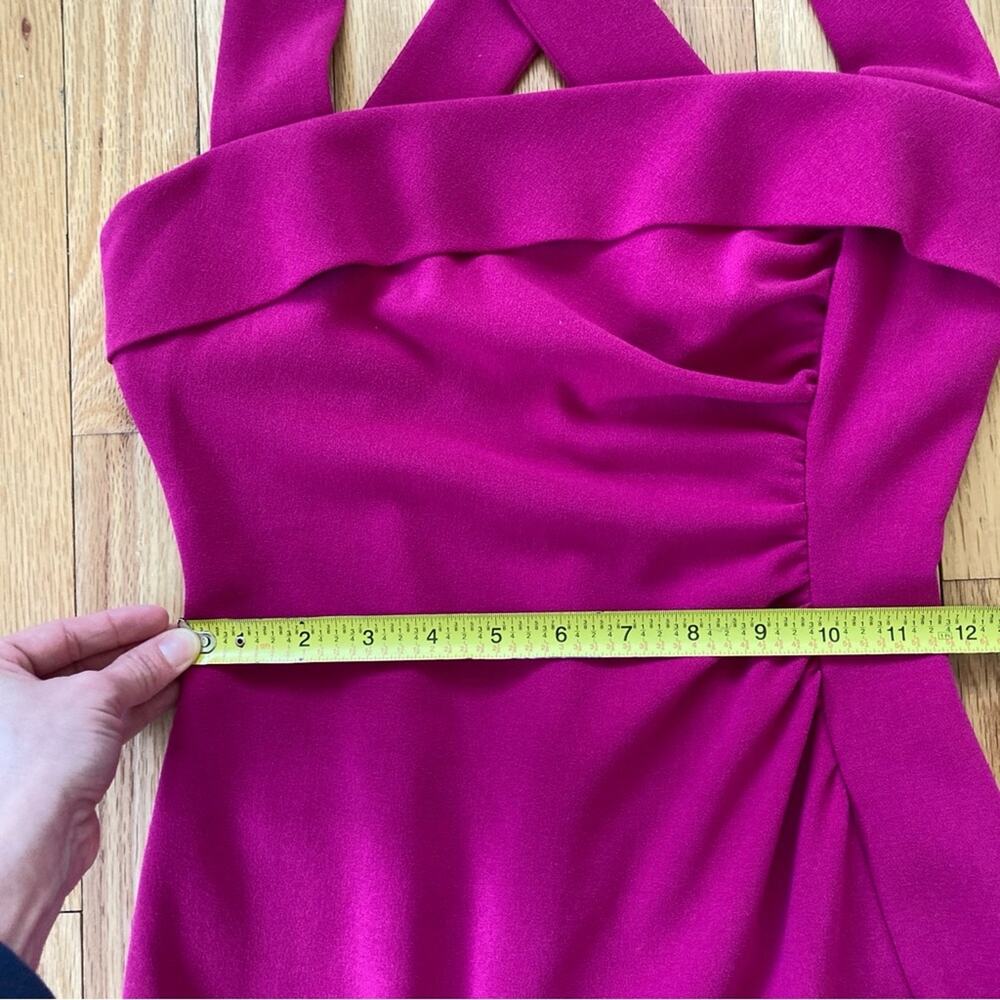 L.K. Bennett Dress Fuchsia Women's Size 2 - Picture 9 of 11